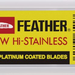 Hojas Feather platinum, caja 10u.