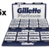 Hojas Gillette Platinum, pack 5 x 100u.